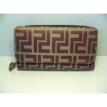 Women Wallets #11 Brown With Zippered Compartment